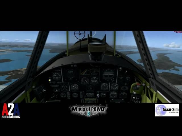 Part 3 of 4:  Wings of POWER 3 P-47 In-Flight Flaps Failure with Accu-Sim