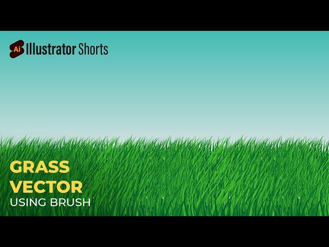 Grass using Strokes and Scatter Brush | Illustrator Tips and Tricks