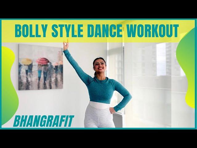 Bollywood Dance Workout At Home | 20 Minutes Fat Burning Cardio | BhangraFit | DJ Amit