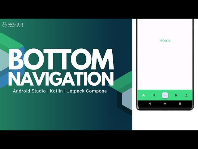 Bottom Navigation in Jetpack Compose using Kotlin | Android Studio