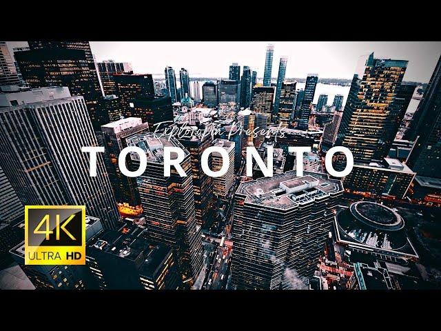 Toronto, Ontario, Canada  in 4K ULTRA HD 60 FPS by Drone