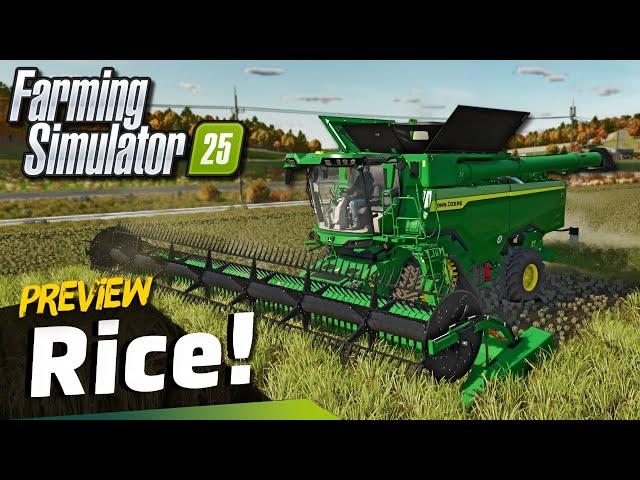 FS25 Rice & NEW Build Mode | Farming Simulator 25