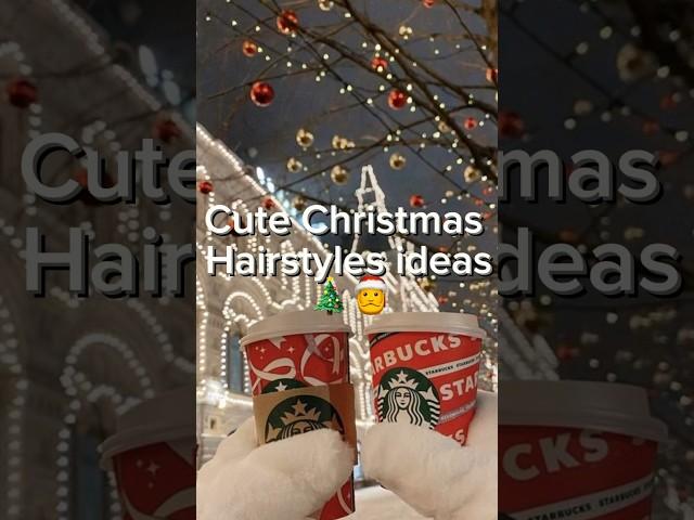 Cute Christmas Hairstyles ideas#shorts #christmas #aesthetic #hairstyle