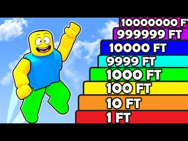 Roblox but You Get +1 Jump Power Every Second!! (ALL LEVELS!!)