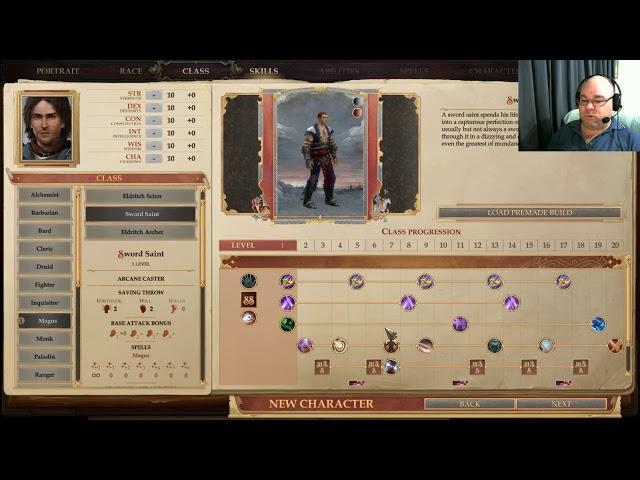 Pathfinder: Kingmaker - Sword Saint Build