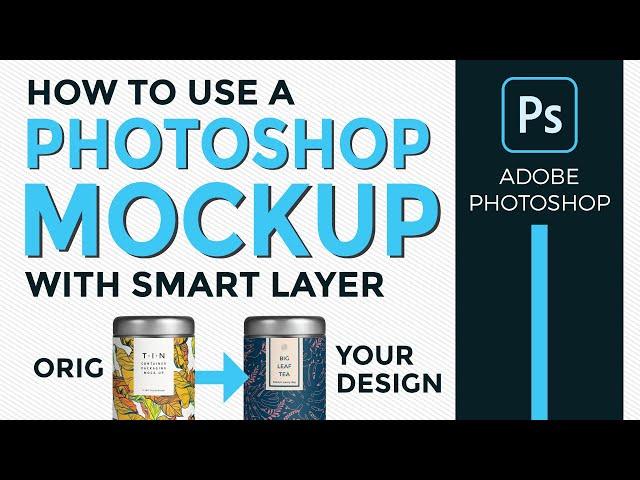 How to use a Photoshop mockup with Smart Object layer