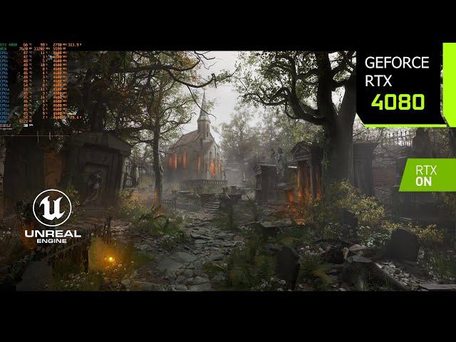 Unreal Engine 5.4 Forgotten Cemetery Tech Demo - A Glimpse Into Next-Gen Graphics | RTX 4080