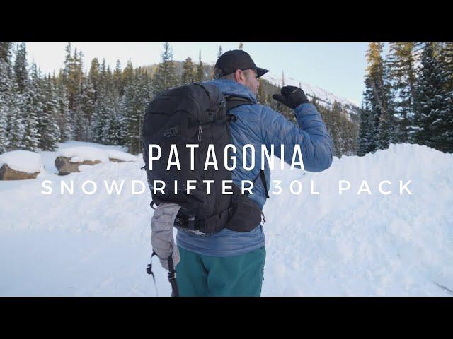 Patagonia SnowDrifter 30L Pack Review - Great for Backcountry Skiing and Splitboarding
