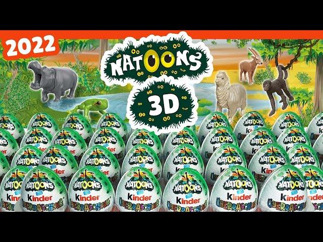 NEW NATOONS 3D 2022 Kinder Surprise Новые качественные Natoons Киндер Сюрприз 2022 Überraschung