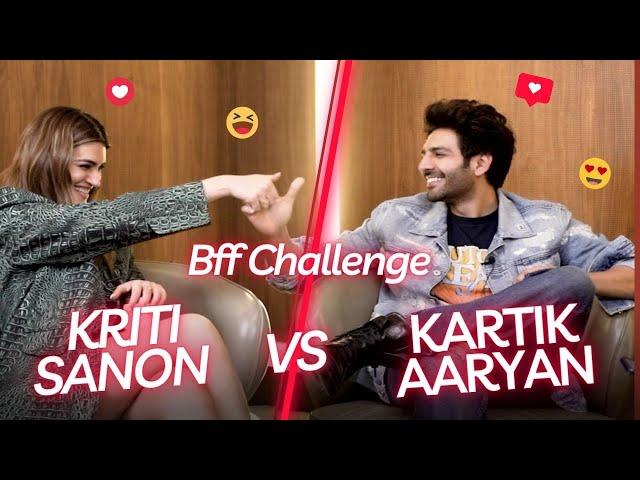 PopDiaries BFF Challenge Kriti Sanon And Kartik Aaryan, More on Shehzada | @ipopdiaries