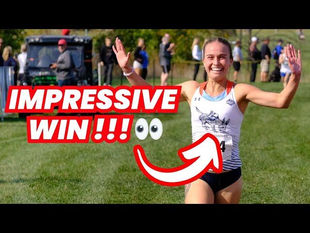 Jenna Ramsey-Rutledge Emerges Victorious Against Top D2 Stars! (2024 Lewis XC Crossover)