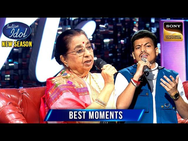 Usha Mangeshkar Ji ने बढ़ाया Heartbroken Vastav का हौसला | Indian Idol S15 | Best Moments