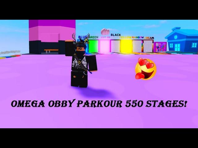 oMega Obby Parkour 550 Stages! Full Gameplay