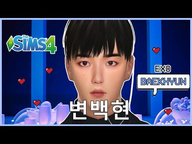 The Sims 4 : CAS + Full CC List  - Baekhyun (EXO) | PRIMROSE SIMS #CreateASim   // 심즈 4 : 엑소 백현