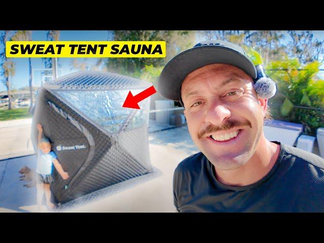 This is the NEW Sweat Tent Sauna, & its a Game Changer!