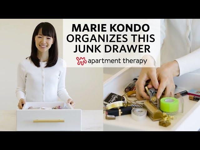 Marie Kondo Organizes A Junk Drawer | Apartment Therapy