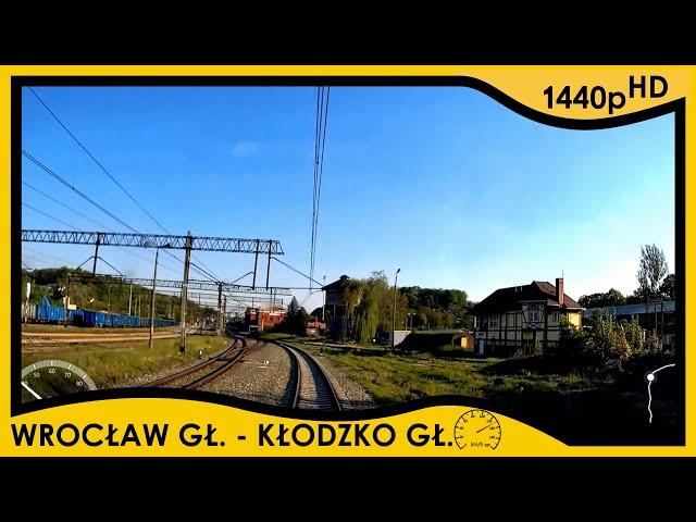 [CABVIEW] Wrocław Główny ️ Kłodzko Główne (Linia 276 cz. 1) // 1440p HD, prędkość