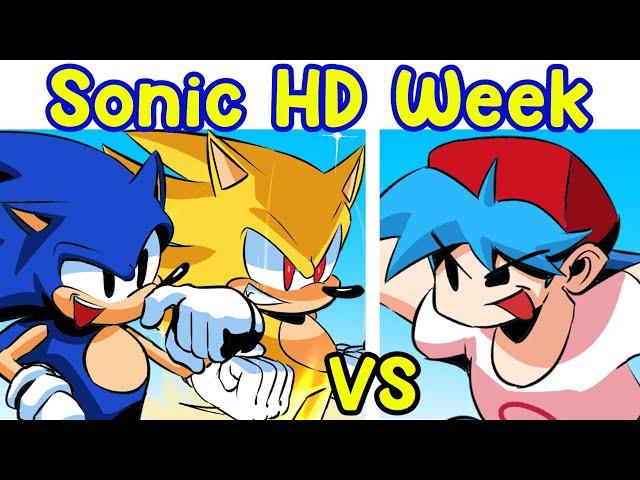 Friday Night Funkin' VS Sonic HD FULL WEEK + Cutscenes (FNF HD/Mod)