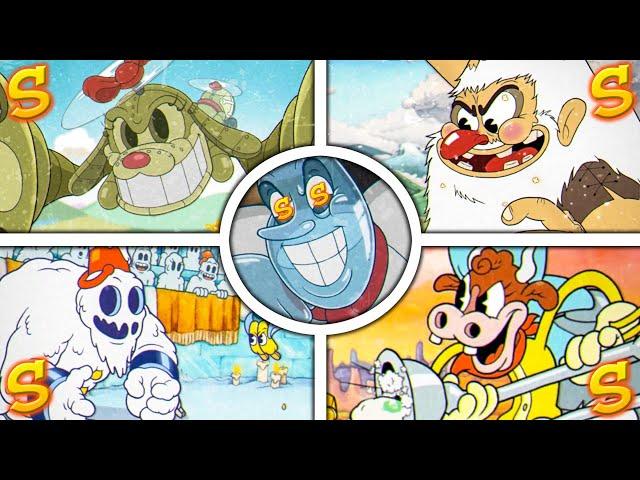 Cuphead DLC 100% – БОССЫ БЕЗ УРОНА НА РАНГ S – The Delicious Last Course All Bosses No Damage