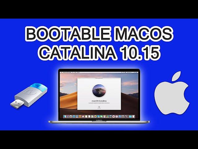 How to Create a Bootable MacOS Catalina 10.15 USB install drive