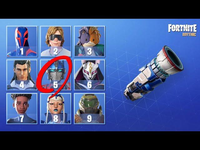 GUESS THE SKIN BY THE MYTHIC WEAPON - FORTNITE CHALLENGE | tusadivi