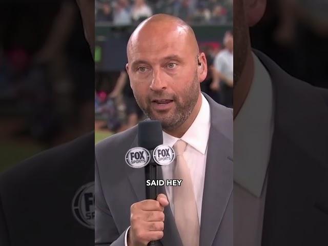 Derek Jeter tells the story of George W. Bush's iconic first pitch  #mlb #baseball