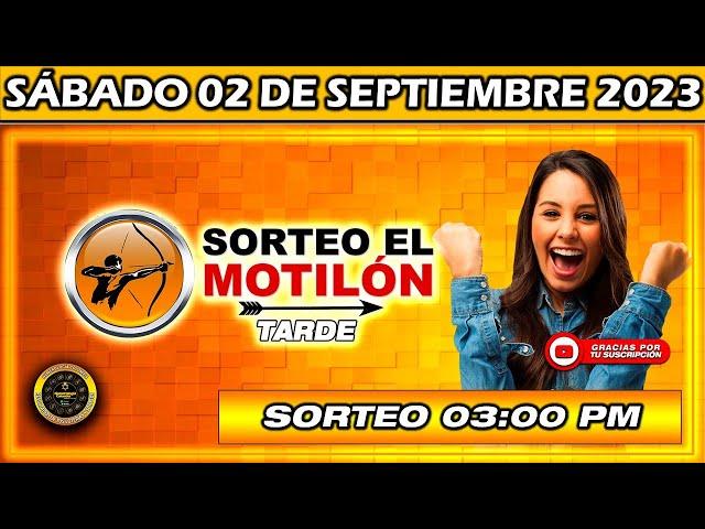 Resultado de EL MOTILON TARDE del SÁBADO 02 DE SEPTIEMBRE del 2023 #chance #motilón