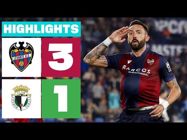 LEVANTE UD 3 - 1 BURGOS CF I HIGHLIGHTS LALIGA HYPERMOTION