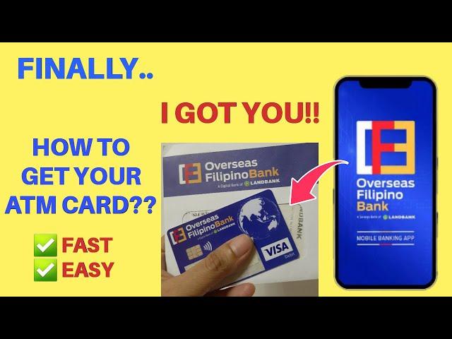 PAANO KUNIN ANG OFBANK ATM CARD SA LANDBANK BRANCH | OVERSEAS FILIPINO BANK ACCOUNT CARD |BabyDrewTV