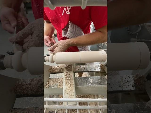 Turning out glove mallets for our friends at The Glove Lab! #woodworking #baseballglove #baseball