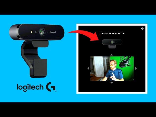 Logitech BRIO: Best Software Settings (Logitech G Hub Tutorial)