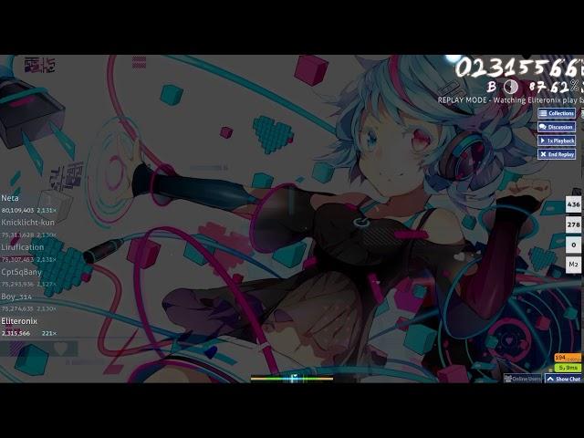 osu! - DJ Noriken - Elektrick U-Phoria(Extended Mix) [Illuminate] FIRST TRY B PASS