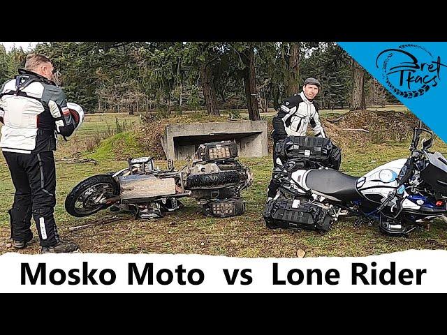 Mosko Moto Backcountry 35L Panniers (bags) vs. Lone Rider Motobags