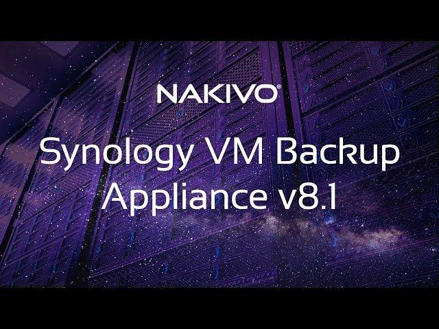 Creating VM Backup Appliance based on Synology NAS