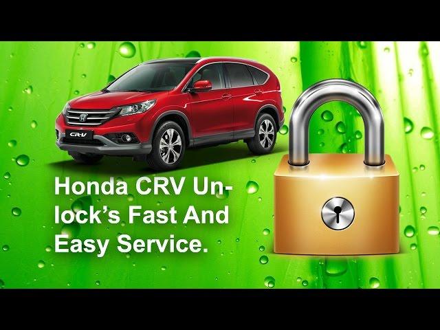 How To Find Honda CRV Radio Code Using Serial No.