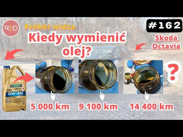 Oil change after 10 000 or 15k km? What influences the combustion levels? Skoda Octavia Ravenol #162