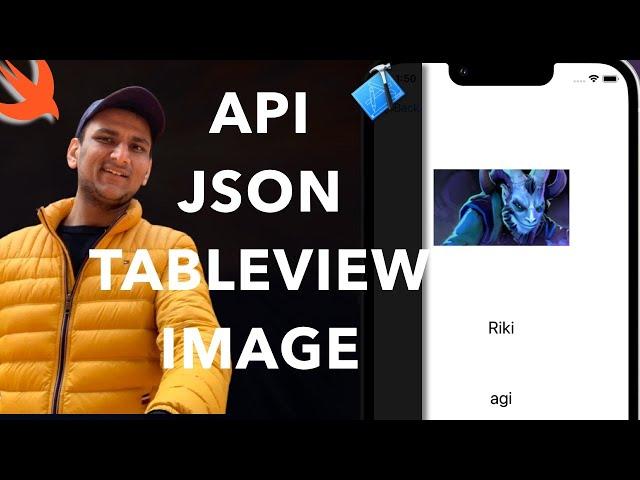 API data into UITableView with images (Swift 5 | Xcode 13.3)