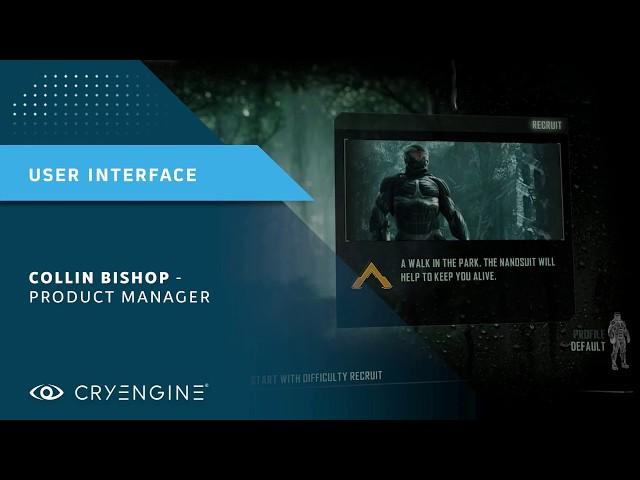 CRYENGINE Master Class | Creating a User Interface using Scaleform