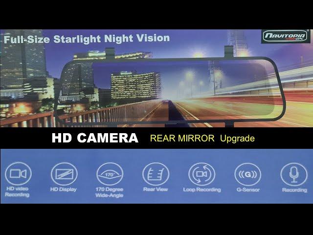 Full-Size Starlight Night Vision HD Camera (Rear Mirror Upgrade)