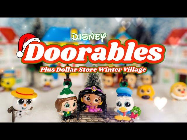 Let’s Take a Look At Disney Doorables: Mickey’s Christmas Carol Plus Dollar Store Winter Village