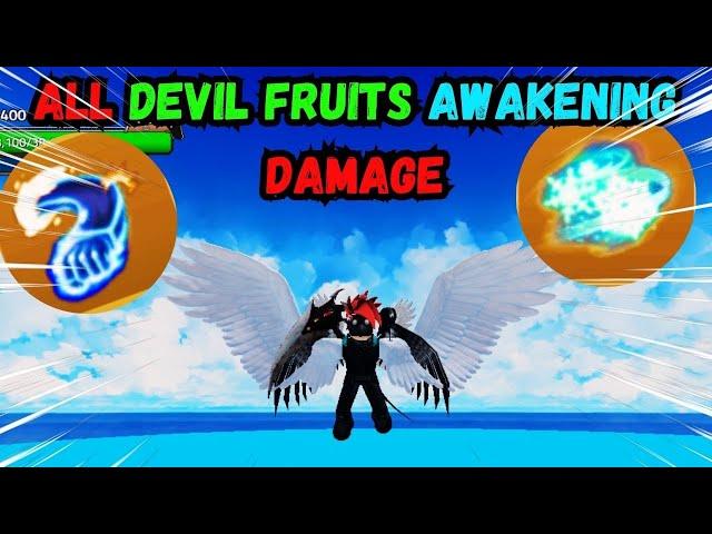 King Legacy Game Update 6 All Devil Fruits Awakening Damage