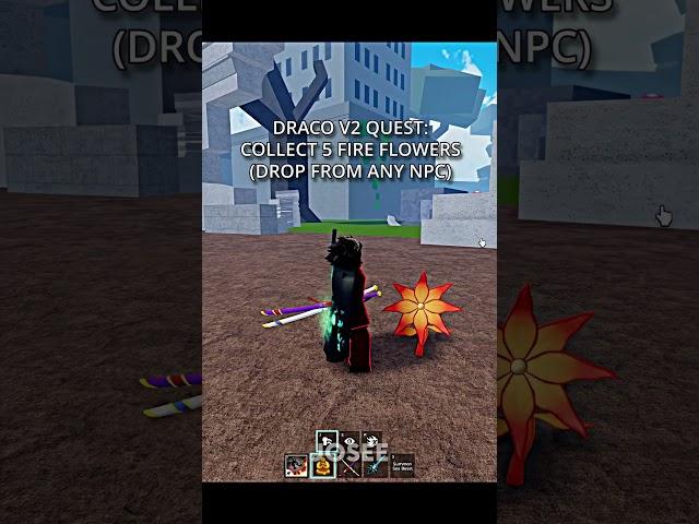 How To Get Dragon Race V4 in a Nutshell #bloxfruits #shorts