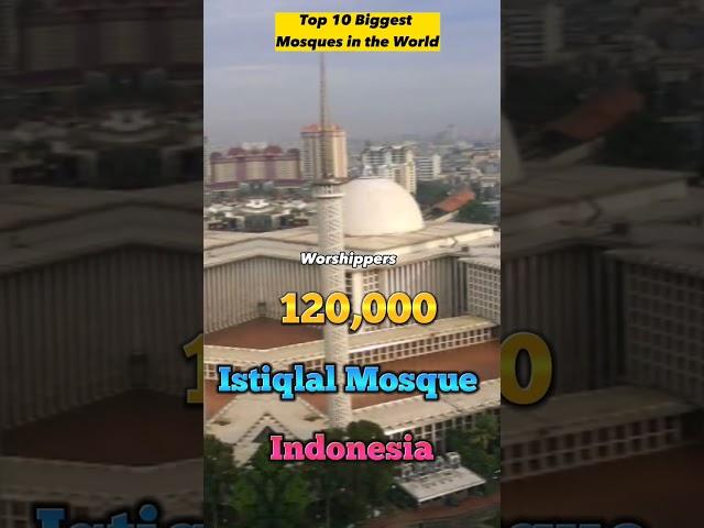 top 10 biggest mosques in the world #top10 #islam #mosque #shorts