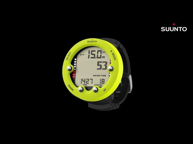 Suunto Zoop Novo - How to set up Nitrox mode and Nitrox gas