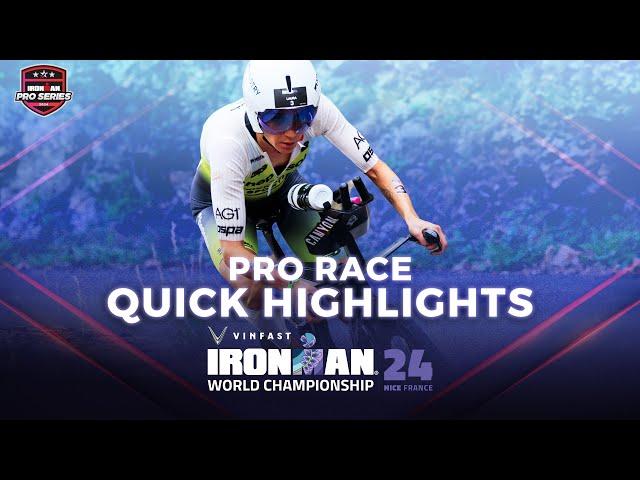 Pro Race Quick Highlights | 2024 VinFast IRONMAN World Championship, Nice, Women's Edition