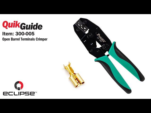 QuickGuide: How To Crimp Open Barrel Terminals