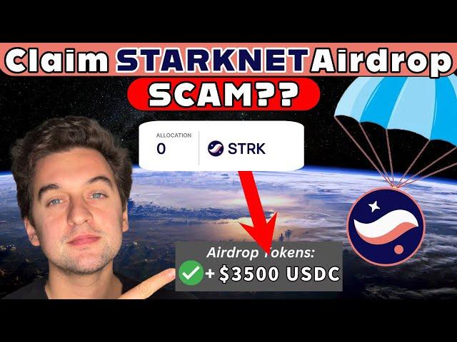 Claim $0 STARKNET Airdrop Allocation - Is It A Scam?