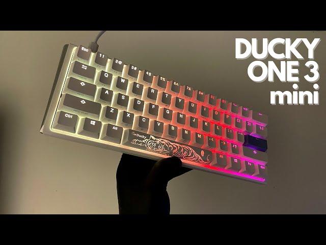 Ducky One 3 Mini Gaming Keyboard unboxing | First look