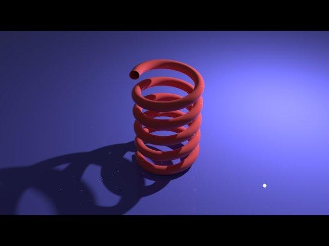 Modeling and Animating A Spring in Blender 2 79 using Screw Modifier