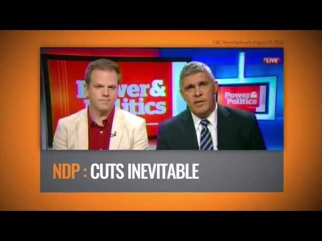 Liberal Ad: Cuts Are "Inevitable" Under the NDP